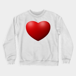 Red heart Crewneck Sweatshirt